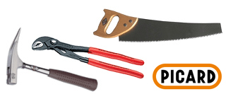PICARD Werkzeuge f. Dachdecker, Klempner, Zimmerer & Trockenbau