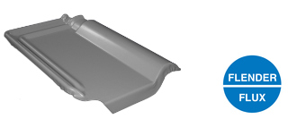 Metalldachplatte 92 f. Flachdachziegel