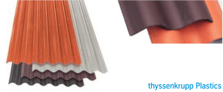 thyssenkrupp Plastics Trapez- & Wellplatten lichtundurchlässig