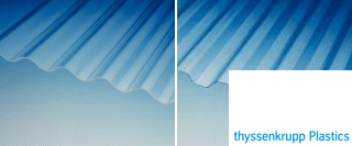 thyssenkrupp Plastics Trapez- & Wellplatten lichtdurchlässig