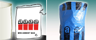 Asbestentsorgungssäcke u. Bags